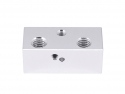 Heat block E3D V6 double nozzle